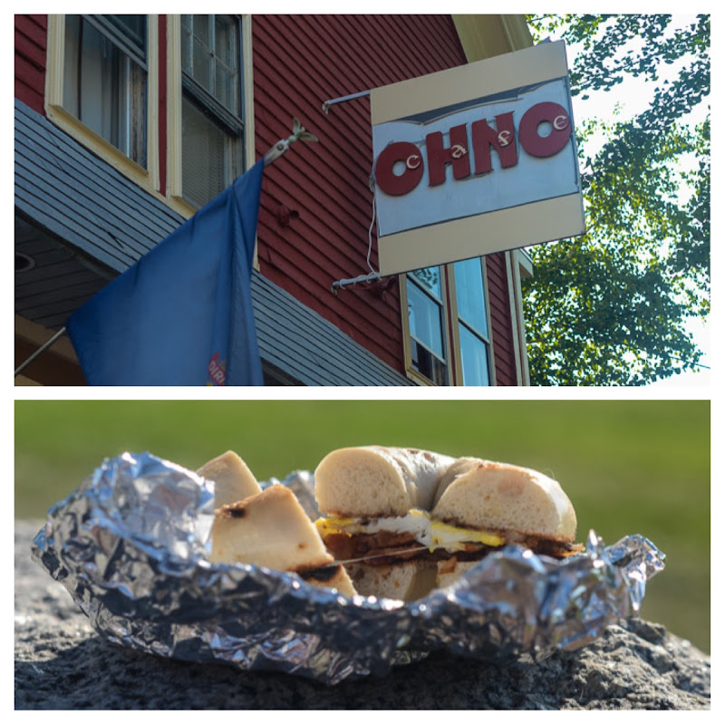 Portland, Maine OhNo Cafe Breakfast Sandwich photo by Corey Templeton.