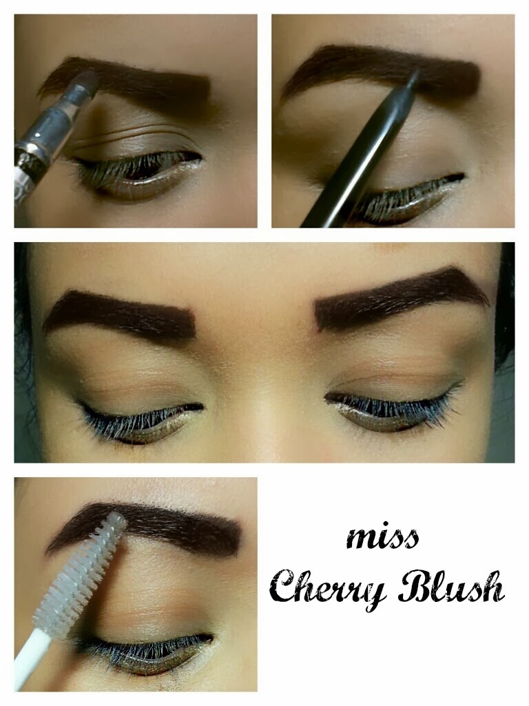 Miss Cherry Blush HOW TO SHAPE YOUR EYEBROWS.