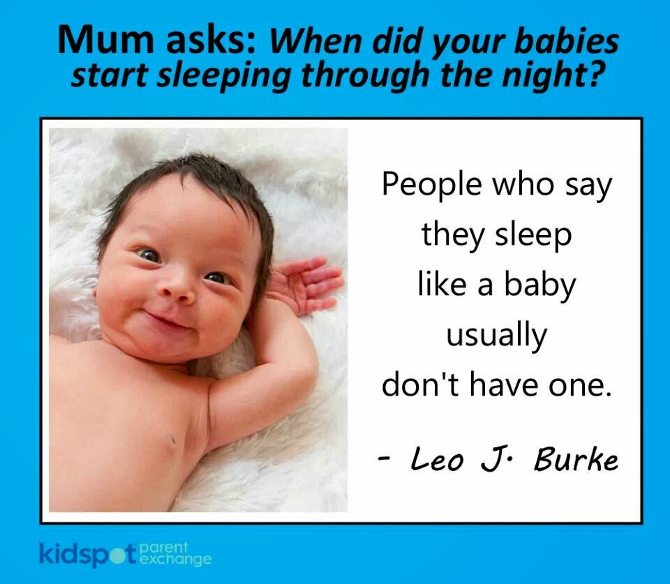 Sleep like a baby Kpo Kia Mama