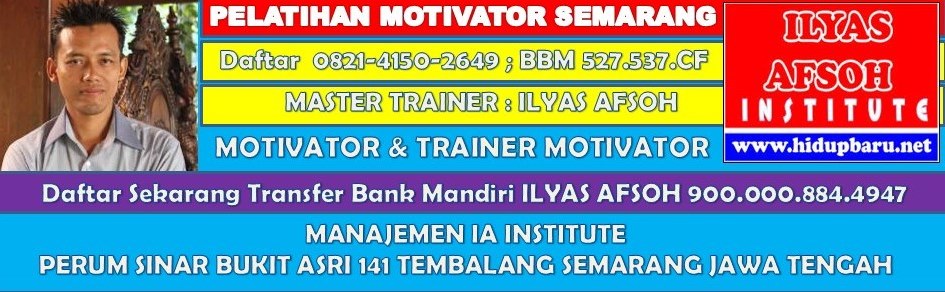 Motivator Pelajar Semarang 0821-4150-2649