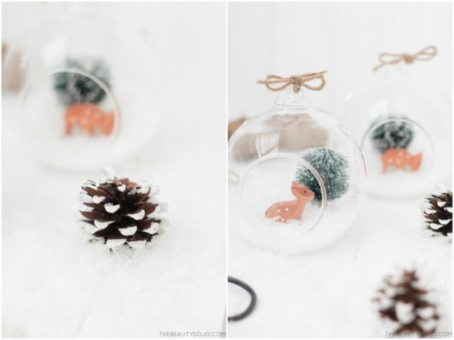 #Navidadbonitista DIY: Terrario de cristal colgante