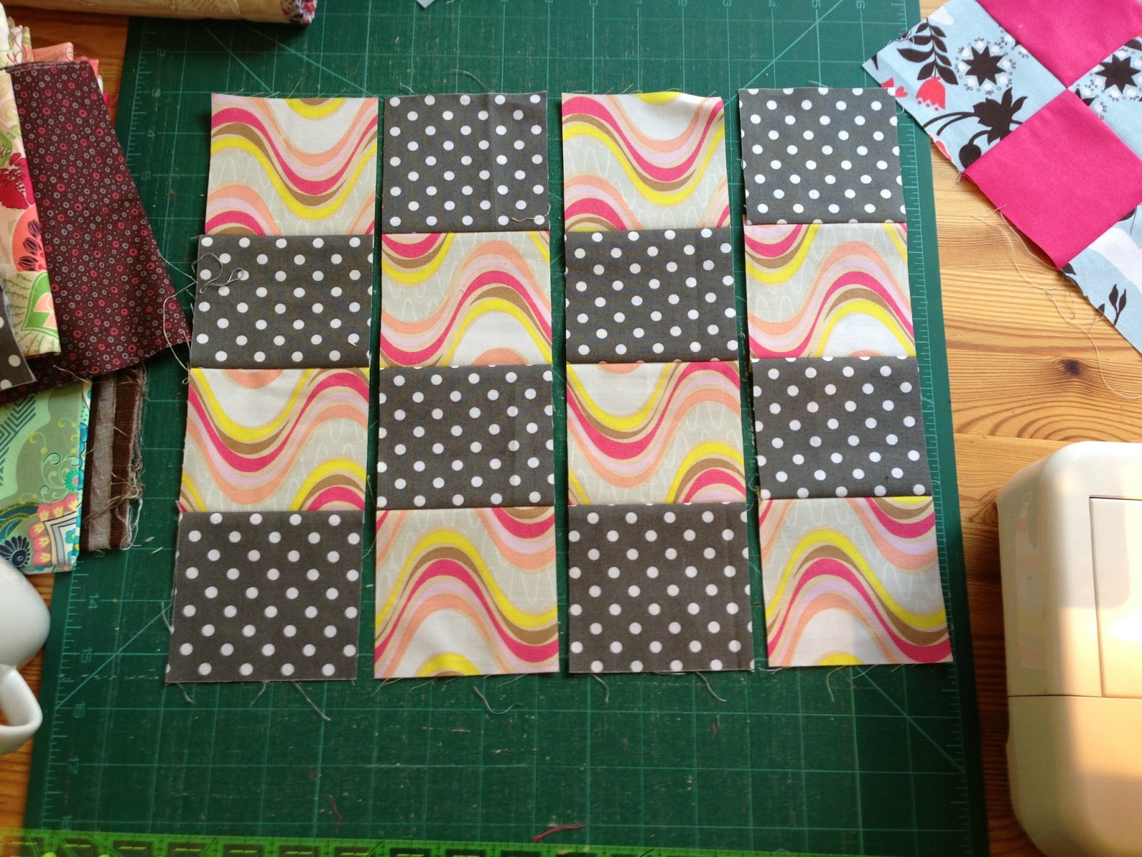 Poppy Makes... 16 patch quilt block tutorial