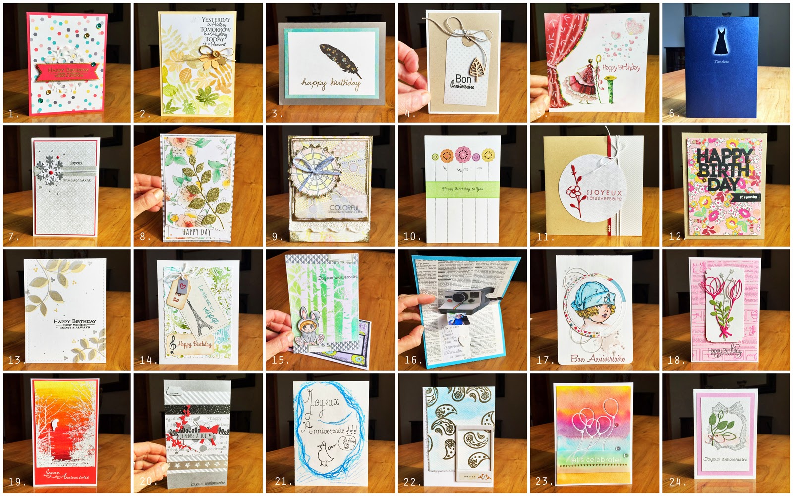 Calli Cartas Joyeux Anniversaire Feminin Masculin