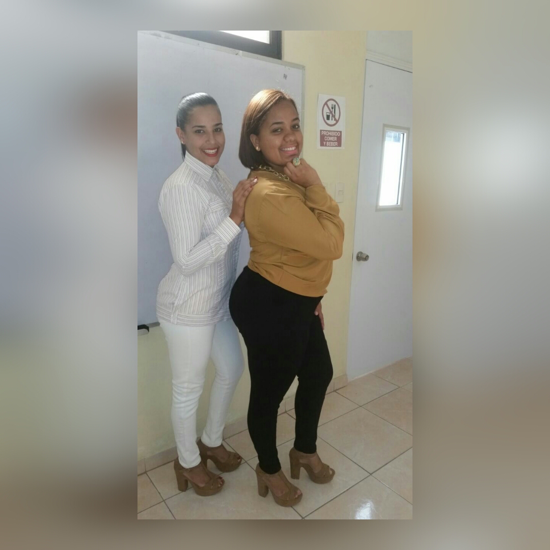 Yodeli Almonte y Carolina Peña