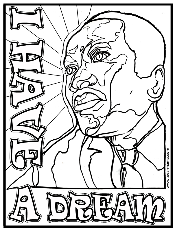 Pearmama "I have a dream" MLK Printable