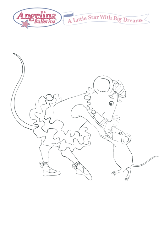 Angelina Ballerina - Desenhos para Colorir | Desenhos para Colorir Angelina Ballerina - Desenhos para Colorir | Desenhos para Colorir