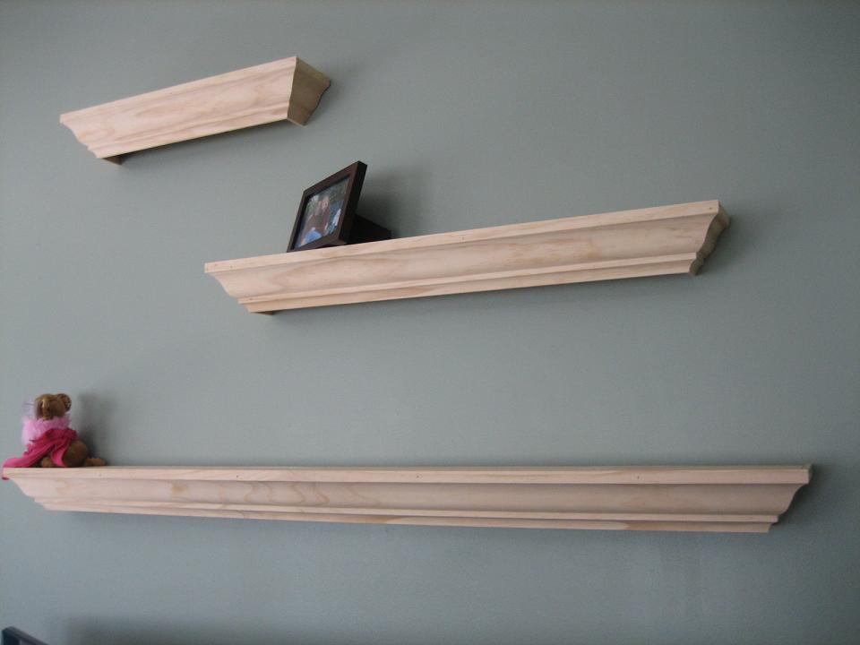 Michael & Liz are Bloggable Sweet Room Floating Shelves