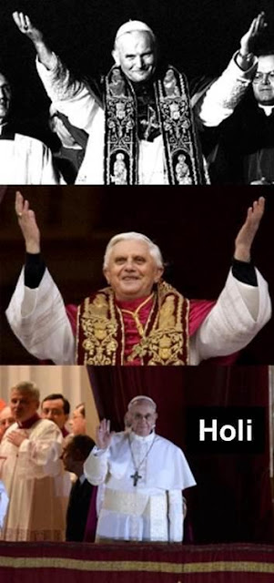 primera foto del papa argentino... holi