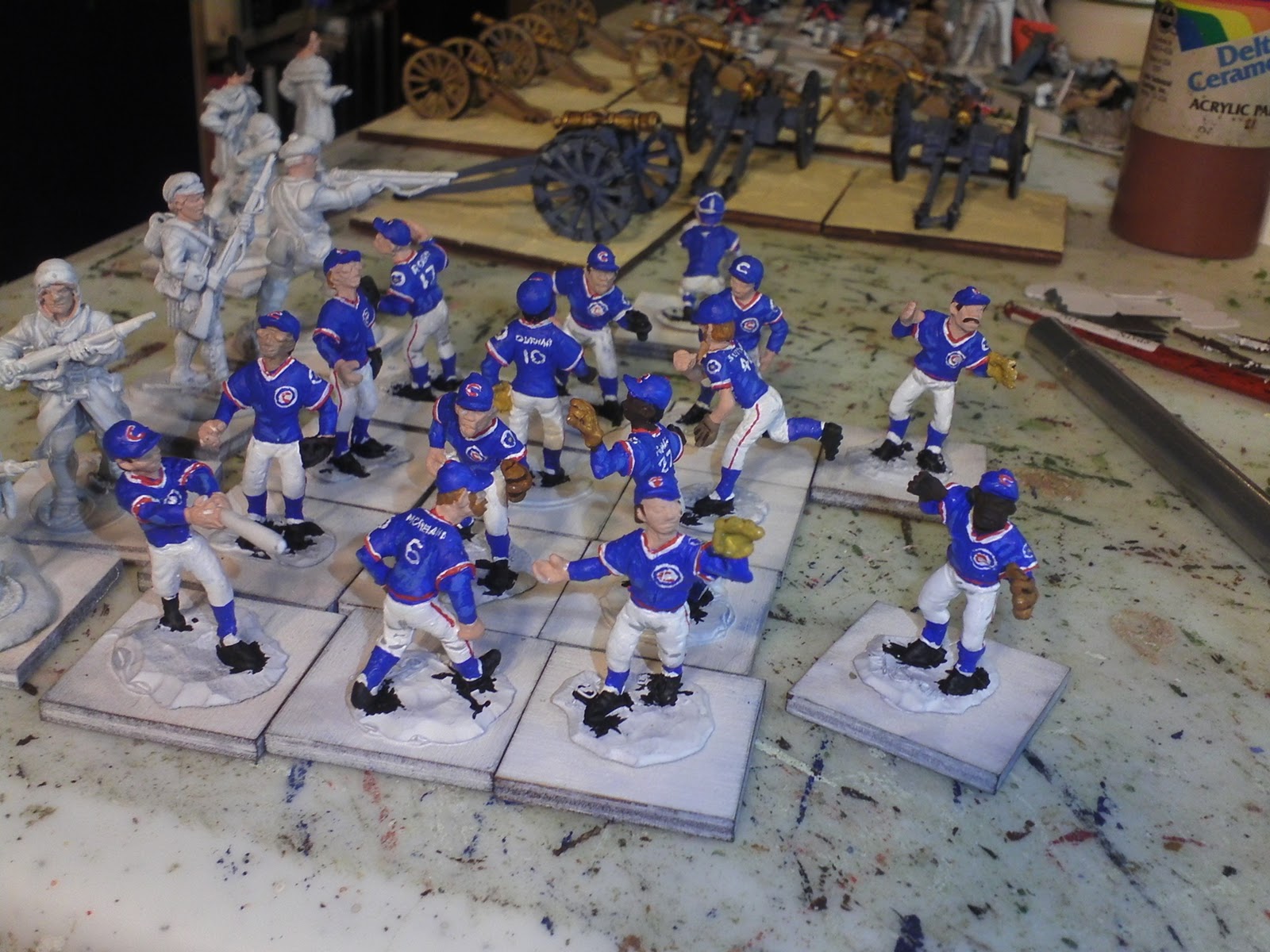 Northwest Historical Miniature Gamer On my painting table gunners