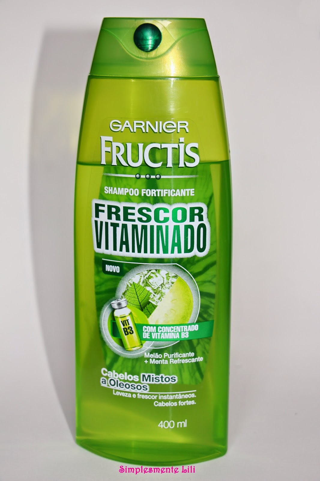 Simplesmente LiLi Shampoo Garnier Fructis Frescor Vitaminado Melão e