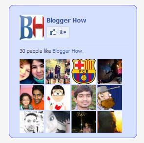 Blue color combination facebook like box facebook like box customization 3