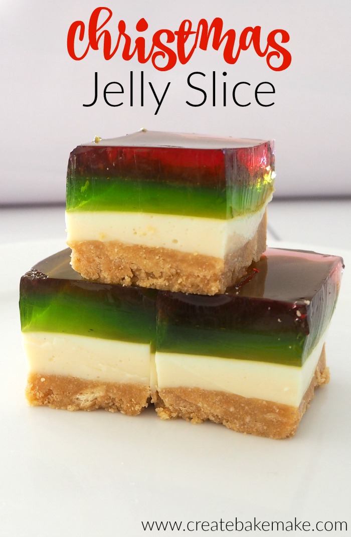 Christmas Jelly Cheesecake Slice Handy DIY