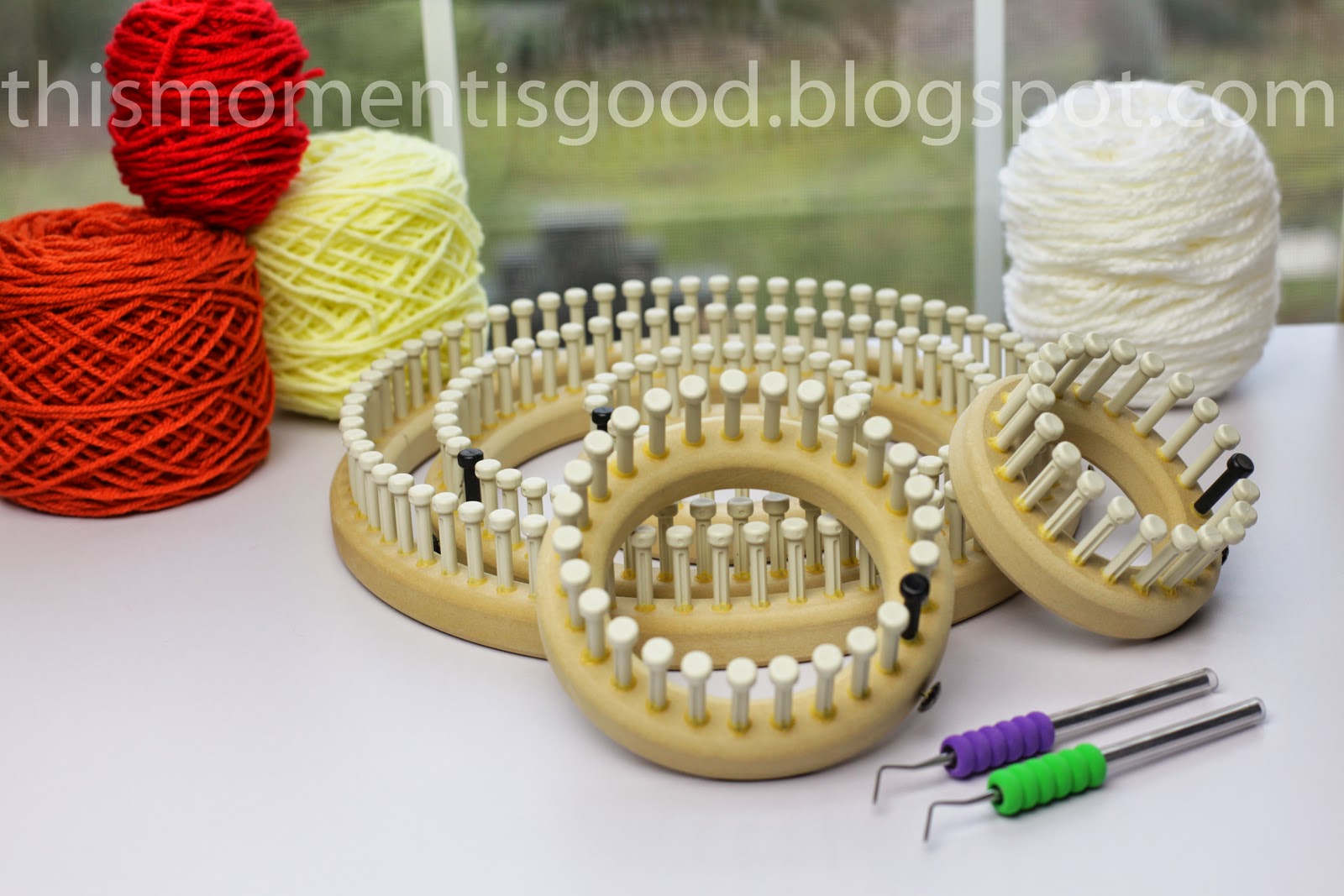 Loom Knitting by This Moment is Good! A LOOK AT CINDWOOD LOOMS...