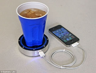 Charge iPhone using A Hot Cup of Coffee (or a cold can of beer)