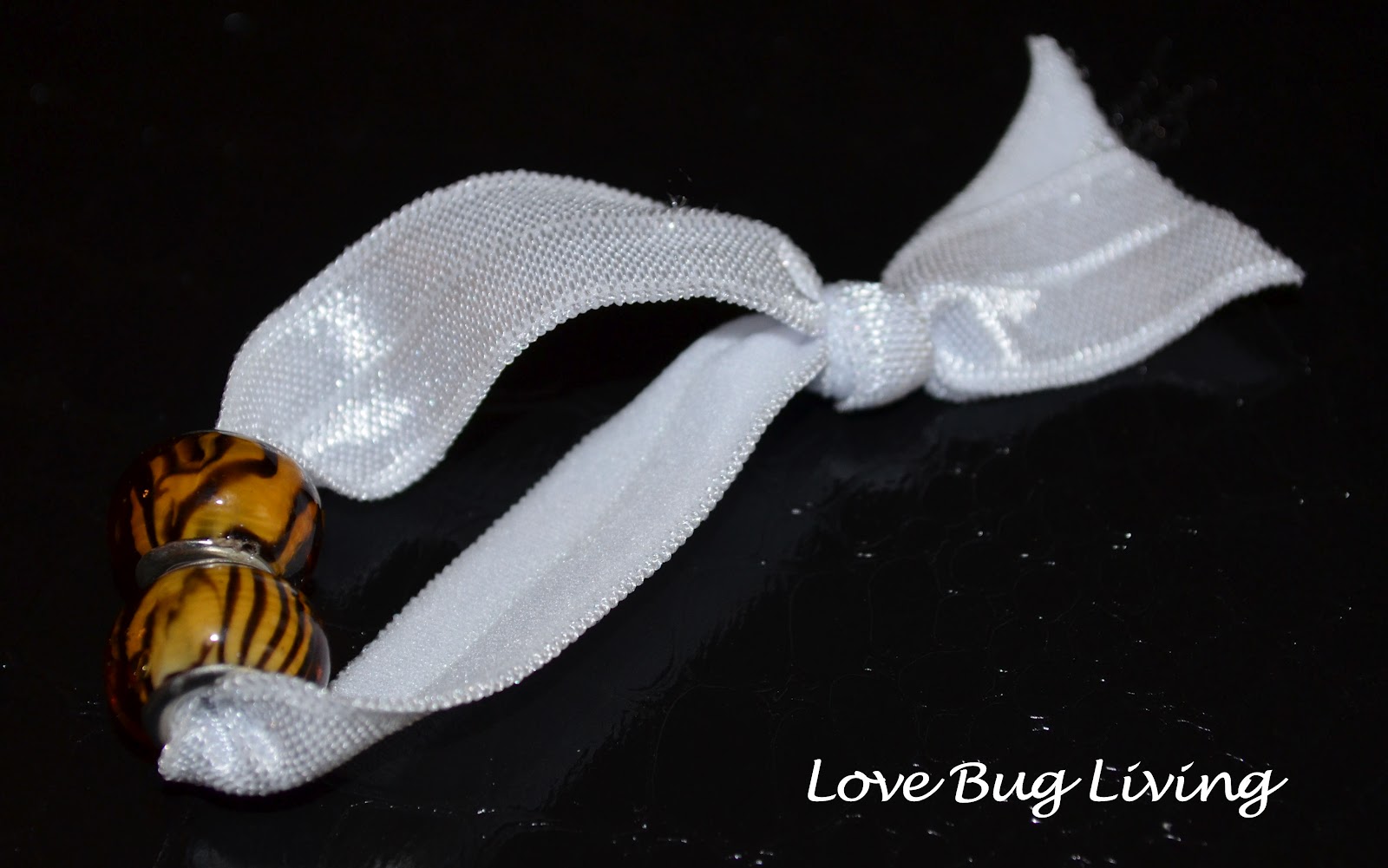 Love Bug Living Elastic Hair Ties Headbands With Bling