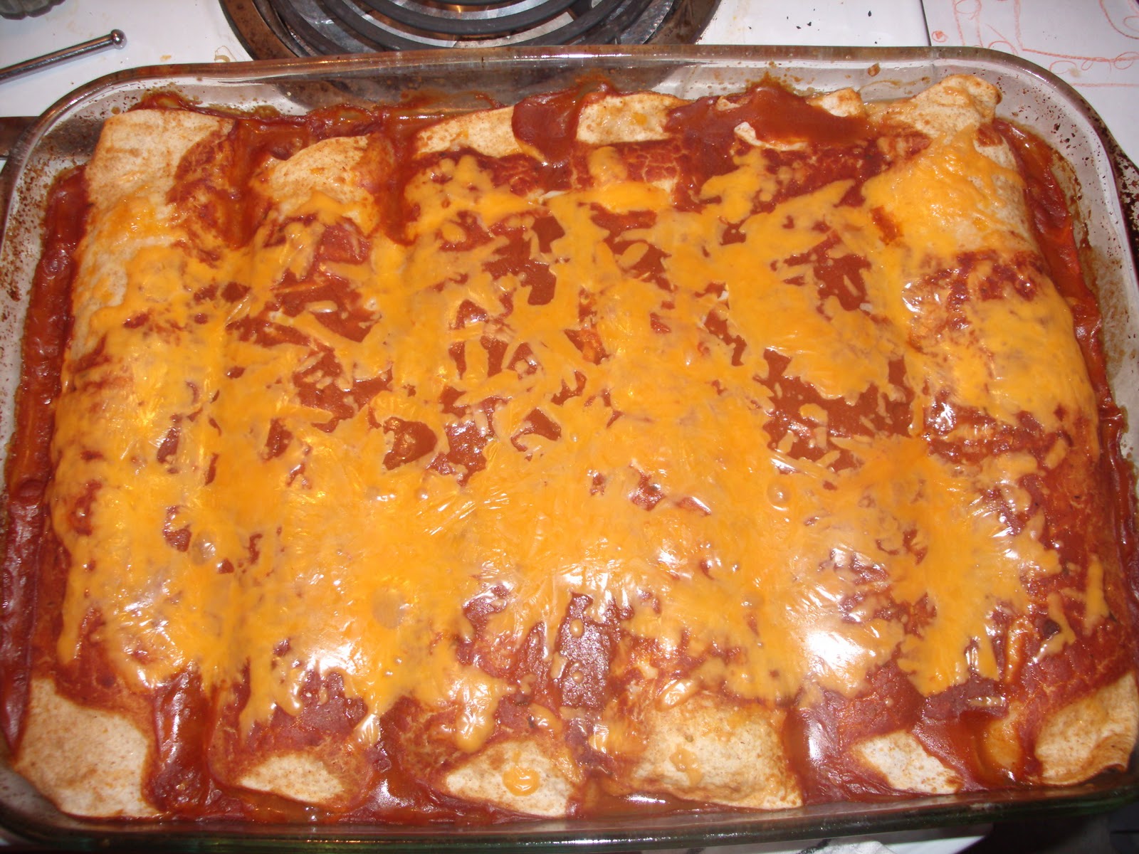 Lower Calorie Chicken Enchiladas thebewitchedkitchen