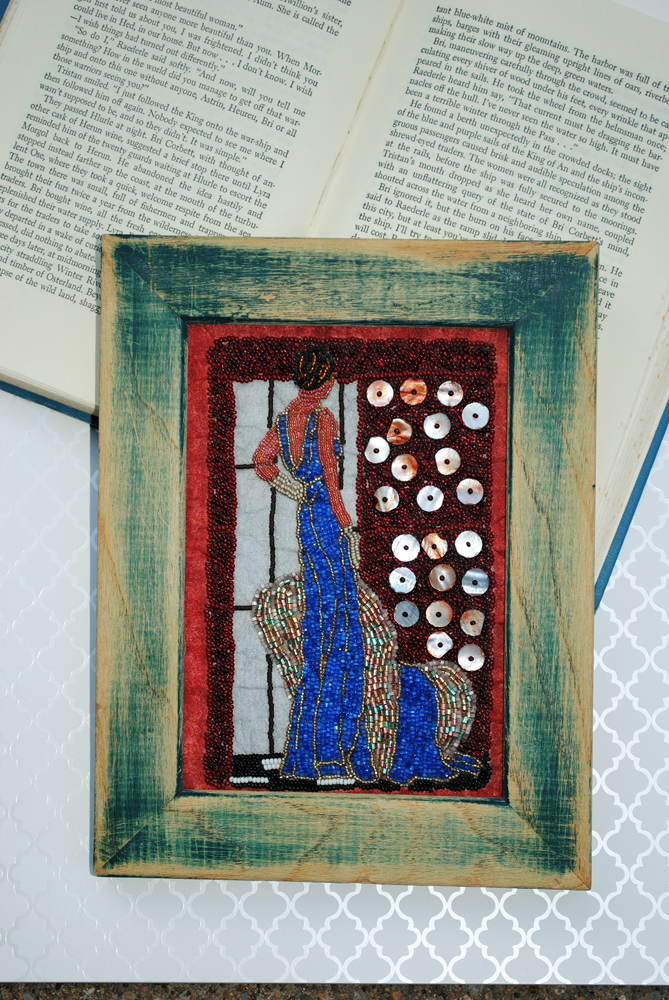 Vanishing Pearl FREE Art Noveau Stained Glass Bead Embroidery