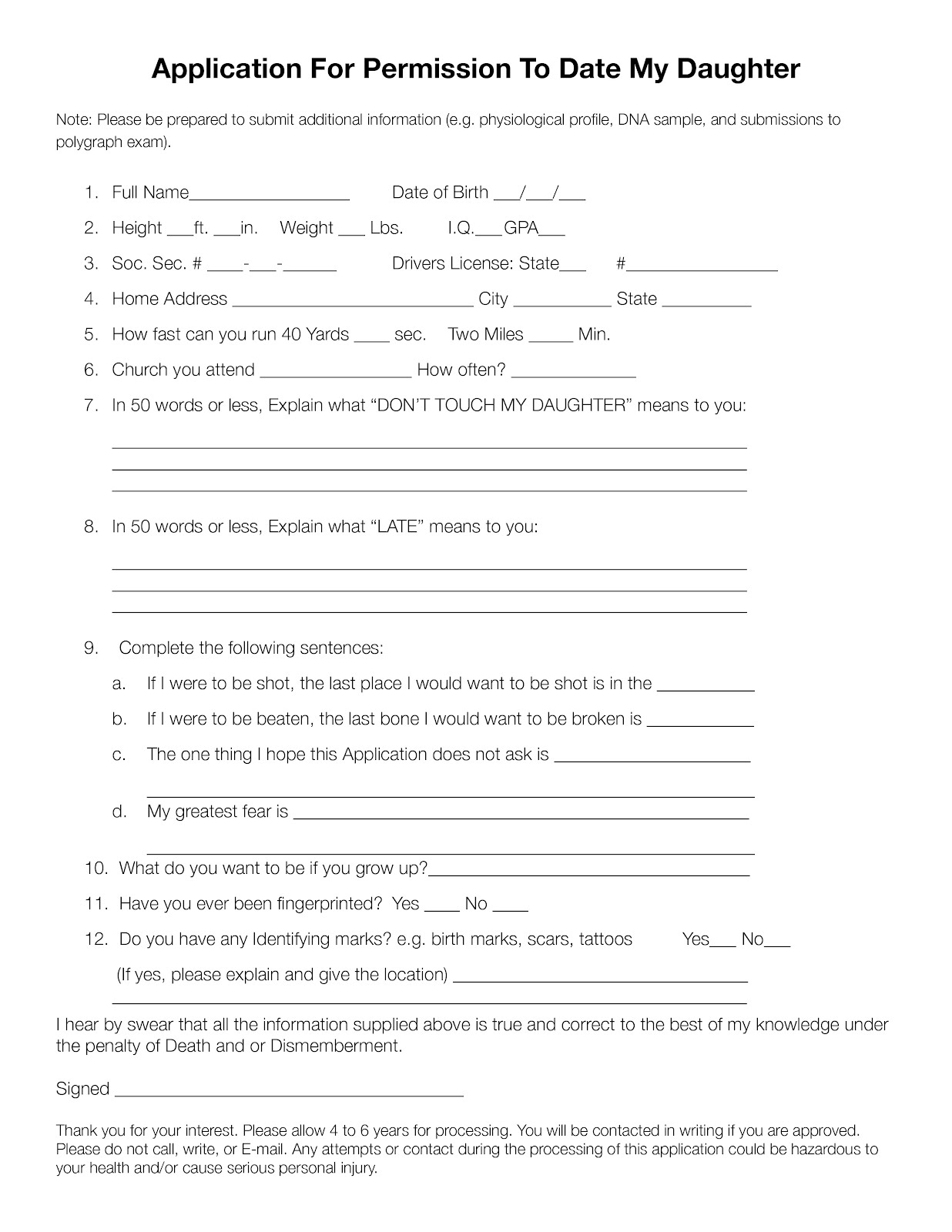 Dating Me Application