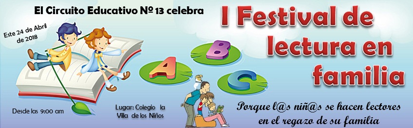 Festival de lectura Circuito Educativo Nº 13
