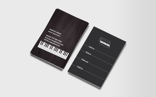 good company business cards for pianist summer 2011 piano business card
