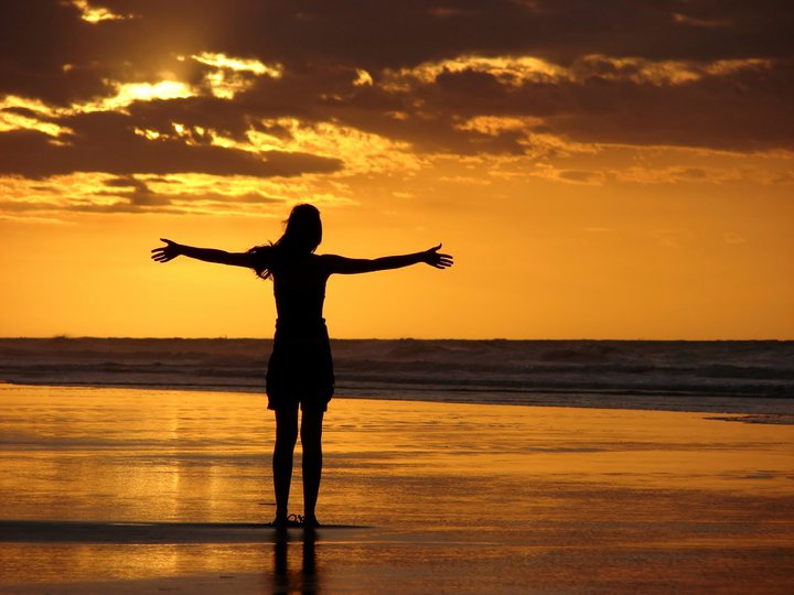 Iowa Lady Loves The Ocean