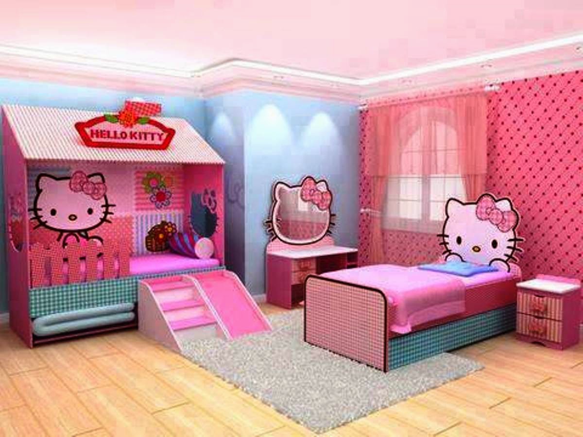 Model Tempat Tidur Hello Kitty Simple Hingga Mewah