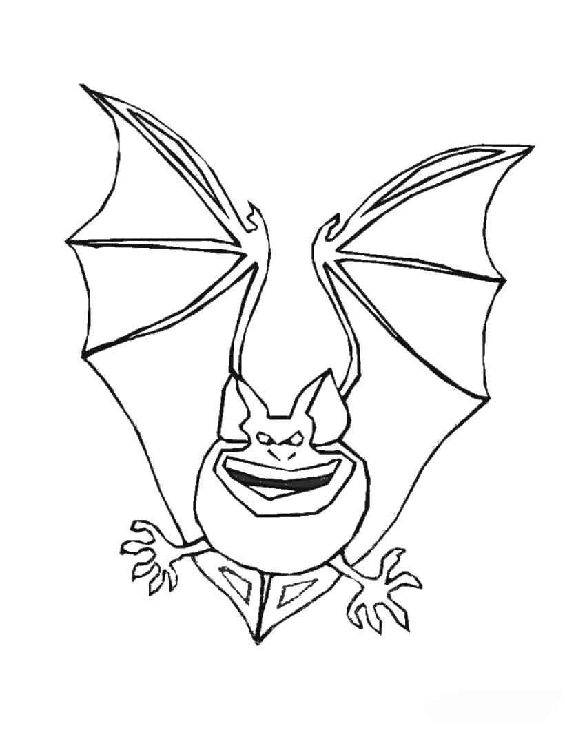 Baby Bat Coloring Pages To Printable | Kids Coloring Pages