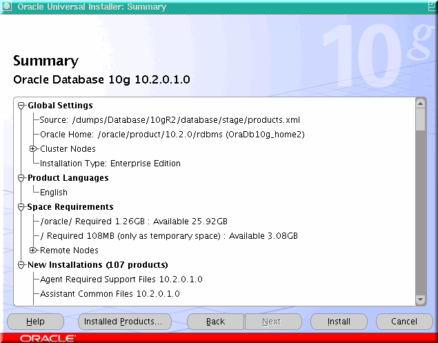 Oracle 10g RAC Installation
