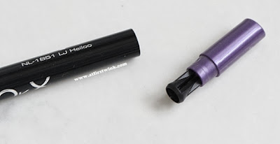 LOOkX exclusive eyeliner 18 - pencil pearle purple sharpener