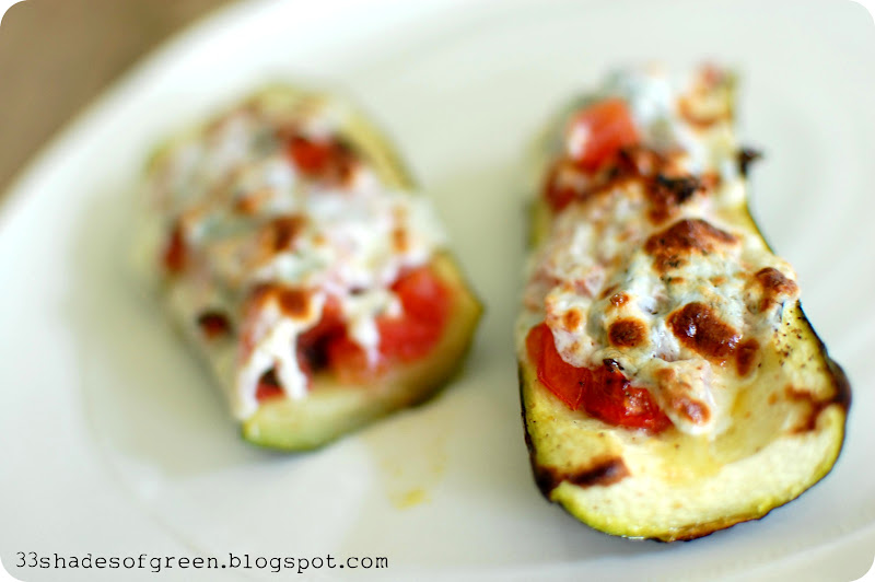 33 Shades of Green Tasty Tuesdays Stuffed Zucchini with Tomato