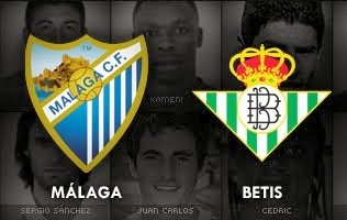 MÁLAGA C.F 3 - 2 R. BETIS. -