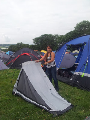 Glastonbury 2013 One Man Tent