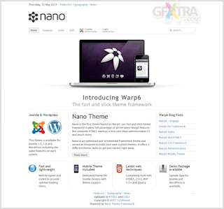Nano - May 2011 Joomla Template
