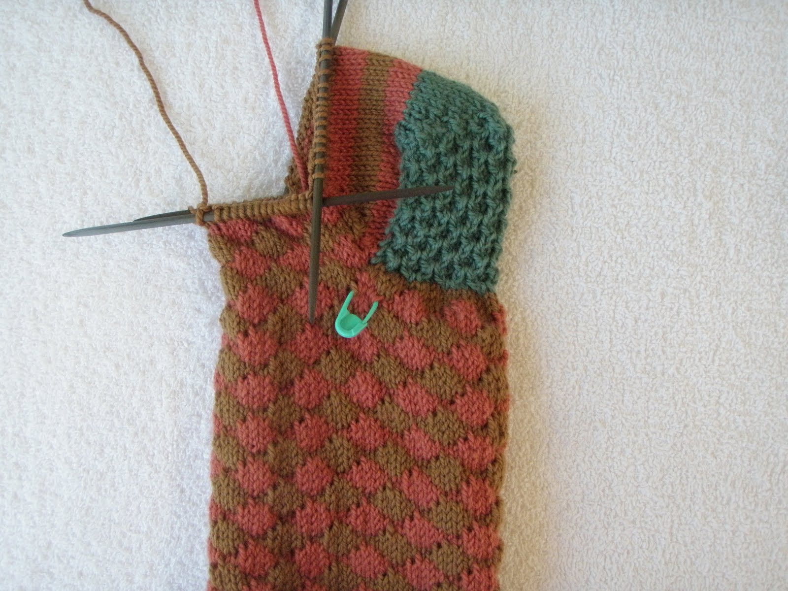 HappyGoLucky Boot SocksGusset Trick and a Finished Pair Ann Budd Knits