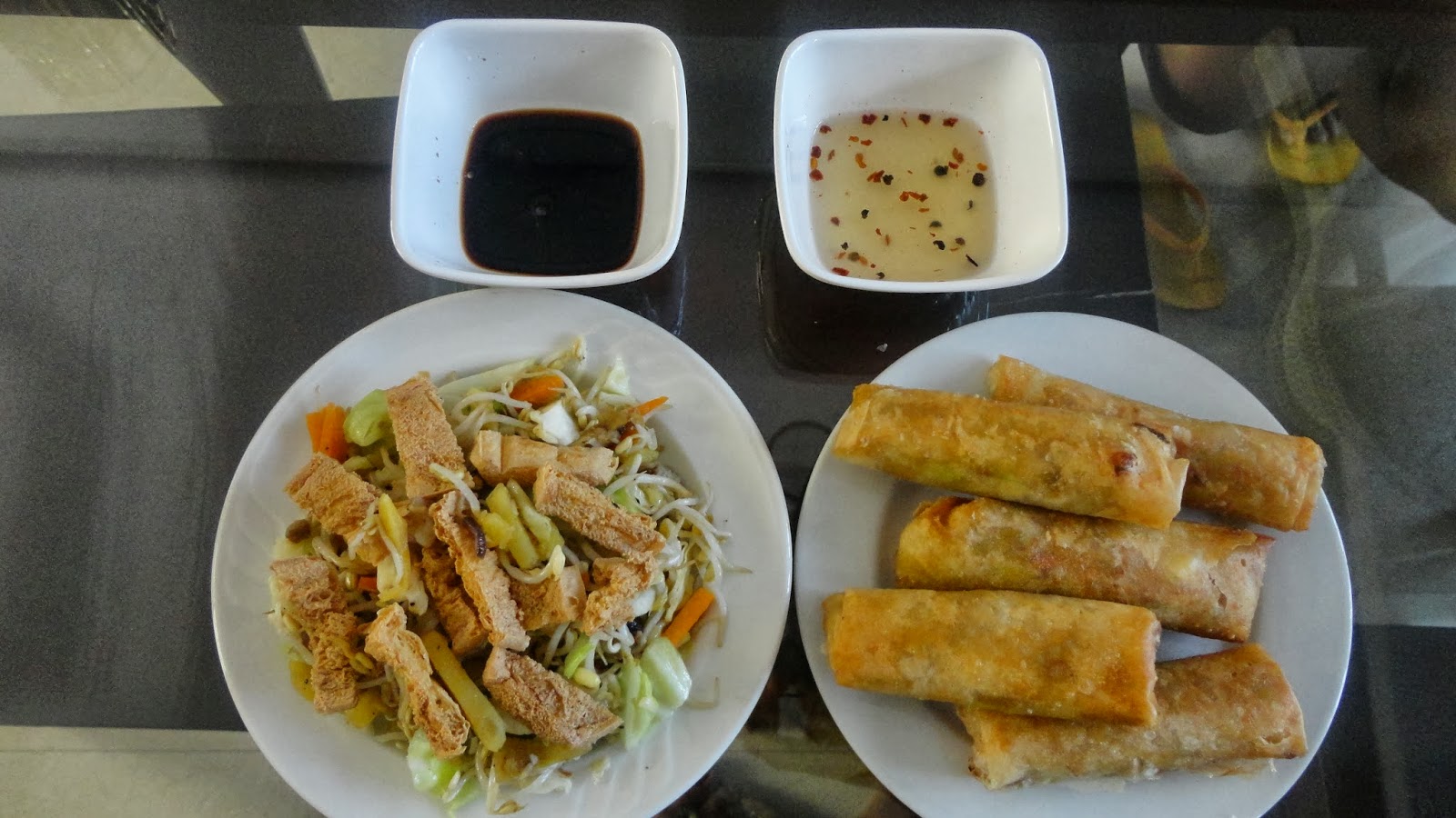 My Cooking Experiment STIRFRY BEAN SPROUTS AND BEAN SPROUTS SPRING ROLL