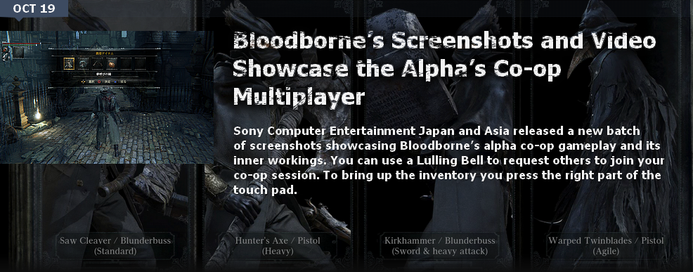 Bloodborne News