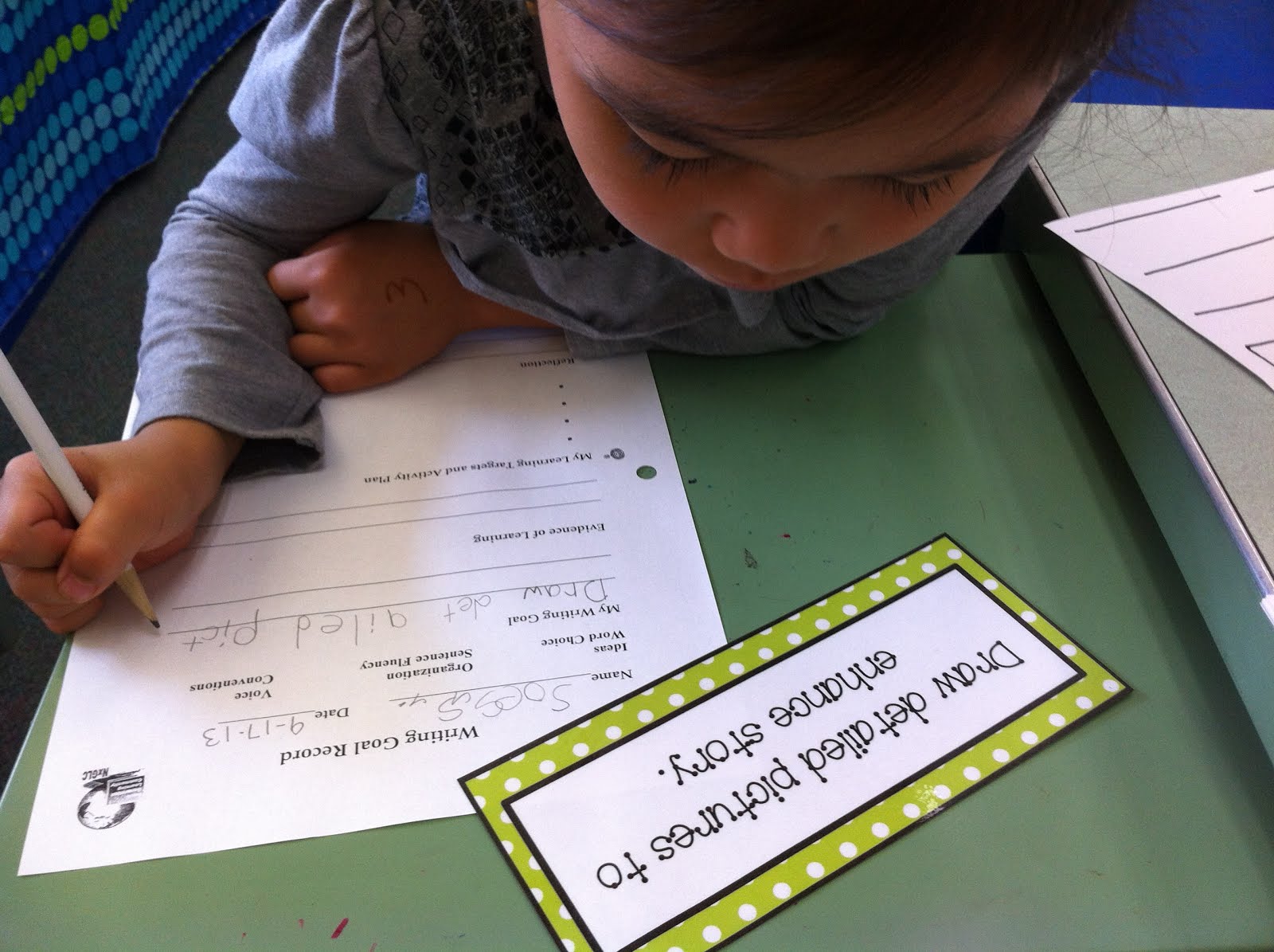 Student cramming essay picture