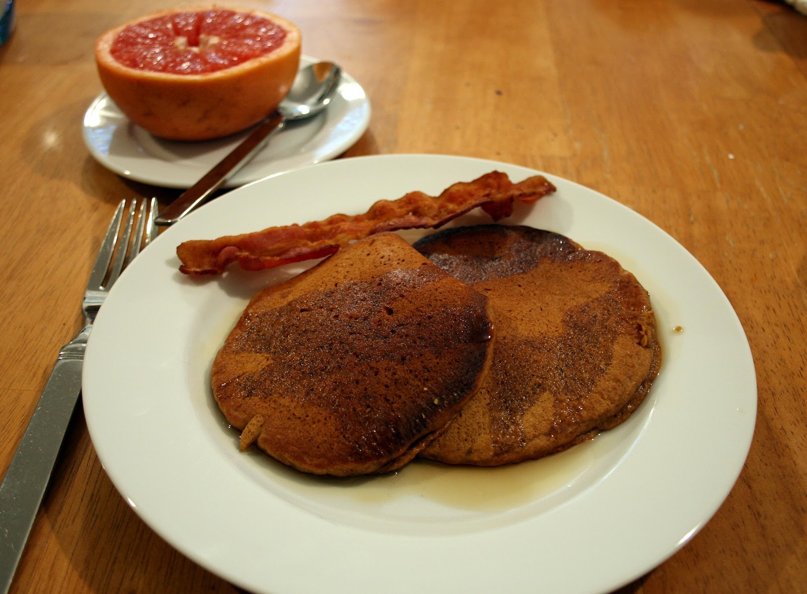 one clever mom Gingerbread Pancakes