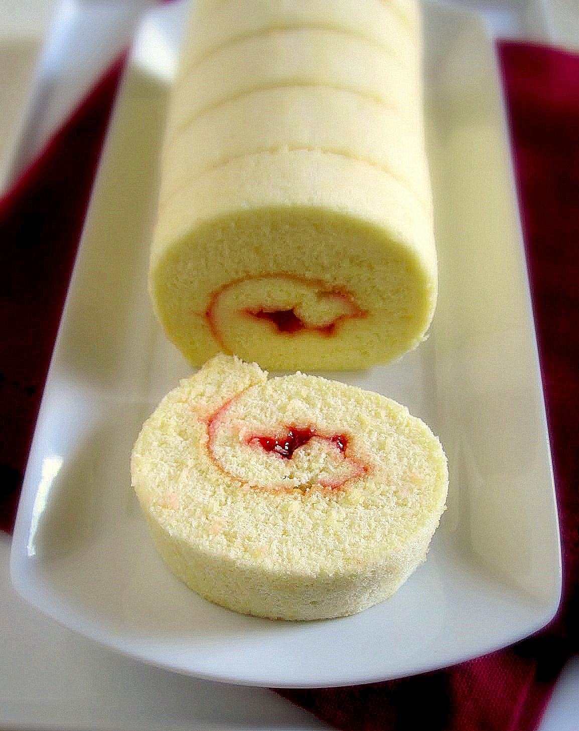 1 BAKERY: Strawberry Jam Swiss roll