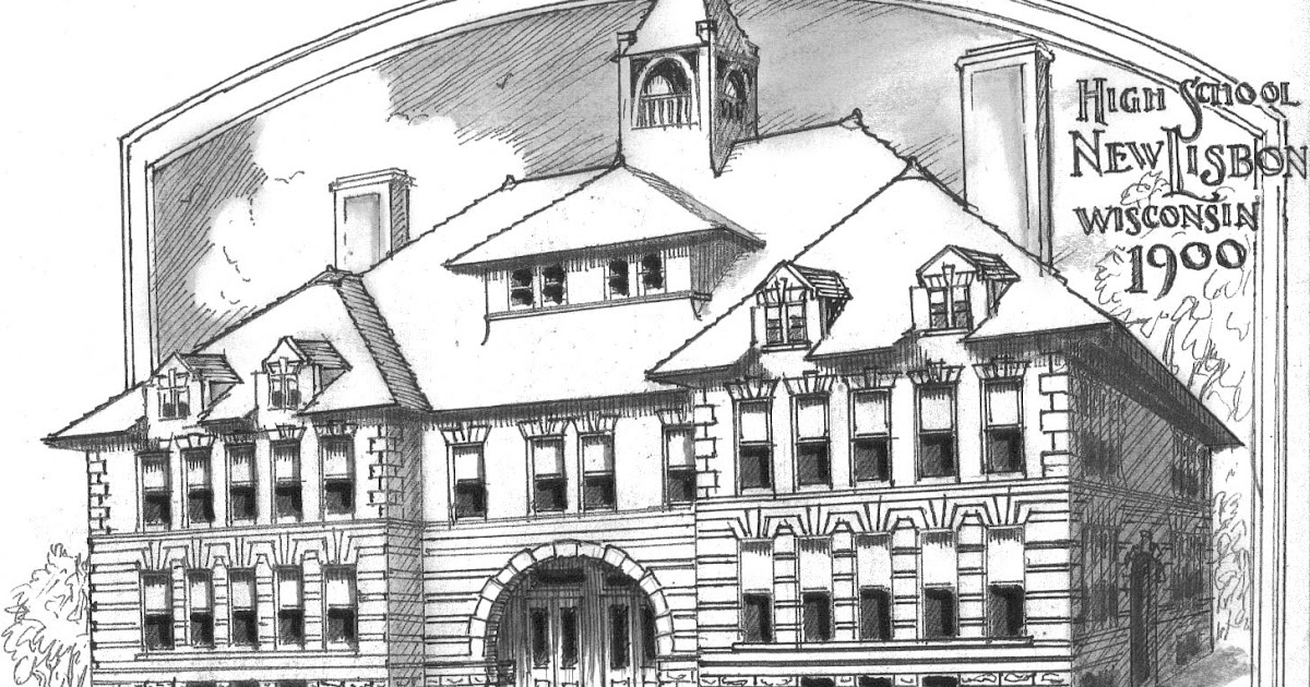 William Waters Oshkosh Architect New Lisbon High School