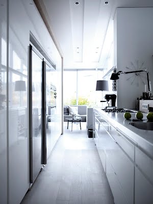 view of kitchen lounge from kitchen