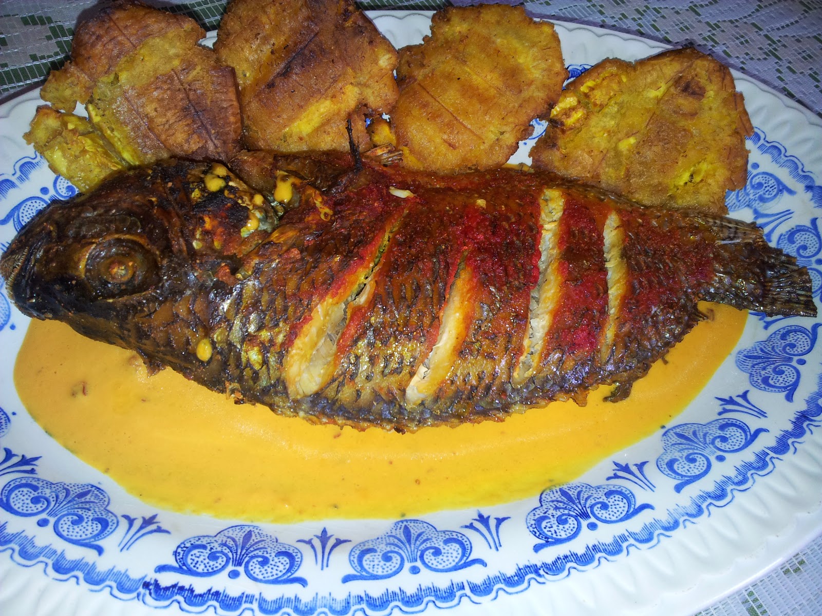 juanita ideas para el hogar TILAPIA AL HORNO CON SALSA PICANTE AL COCO