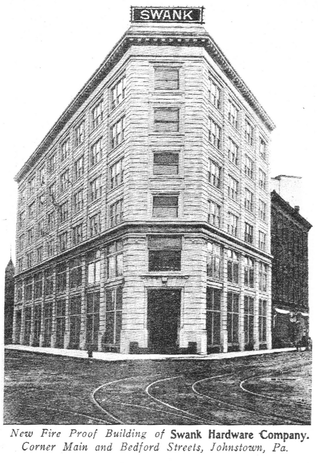 Vintage Johnstown Swank Hardware Building