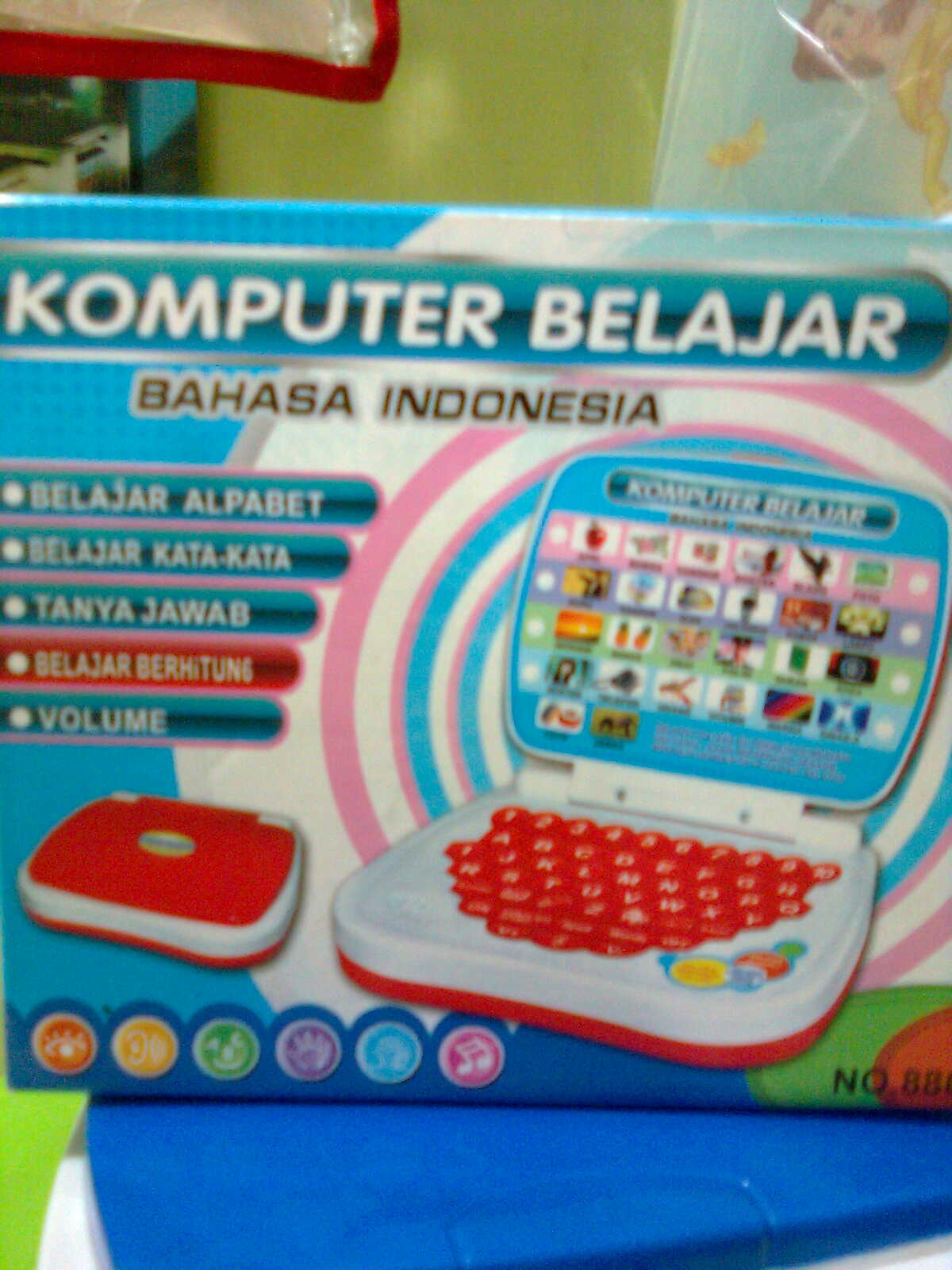 Grosir Ecer Mainan Unik: Laptop Pintar Rp.25.000