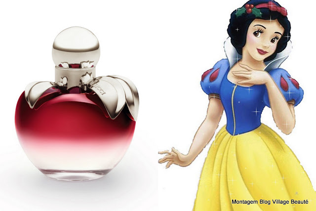 BRANCA DE NEVE DA DISNEY E PERFUME NINA ELIXIR