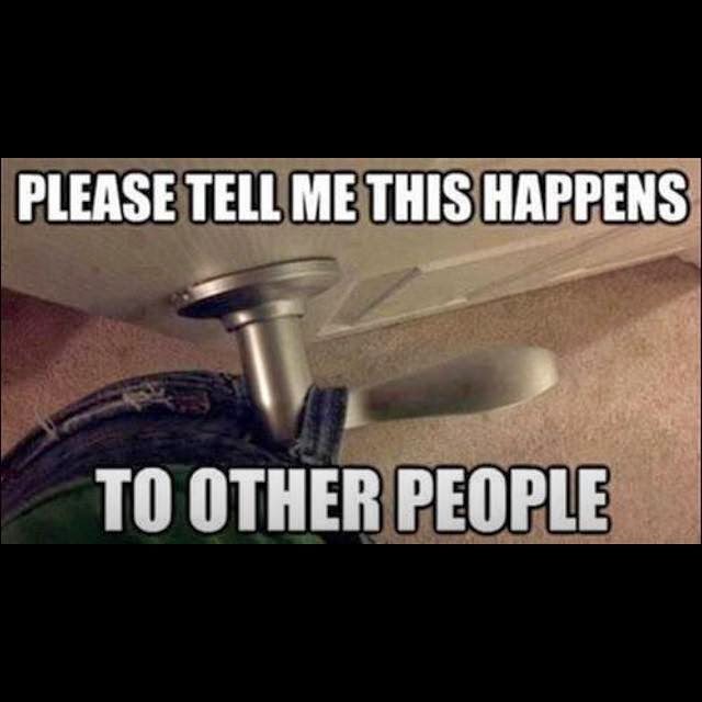 I Have Seen The Whole Of The Hooking Clothes On A Door Handle