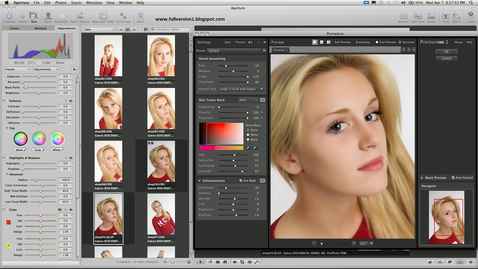 Enhance your portraits by eliminating imperfections