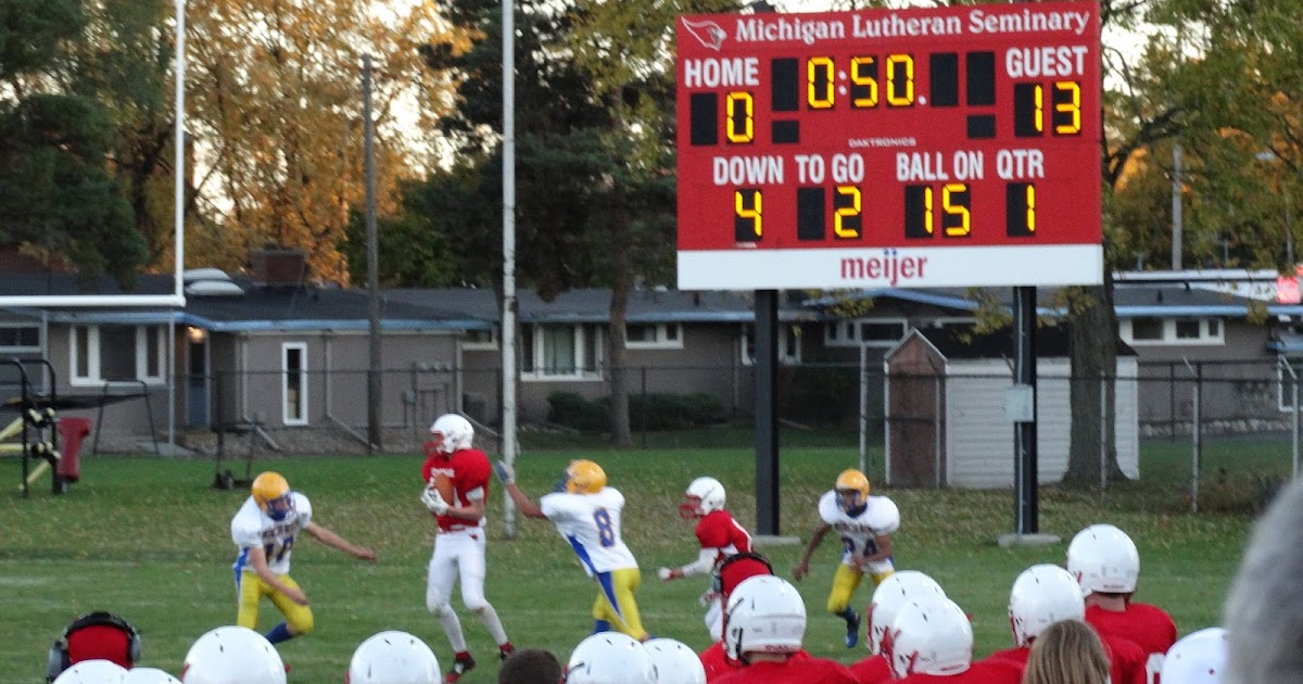 Lutheran Subject (Schroeder's blog) MLS Football vs. Birch Run (JV)