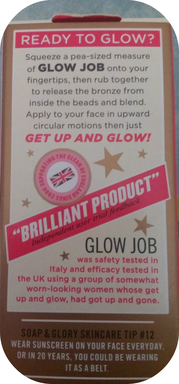 Soap and Glory Glow Job Daily Radiance Mositure Lotion Review Some