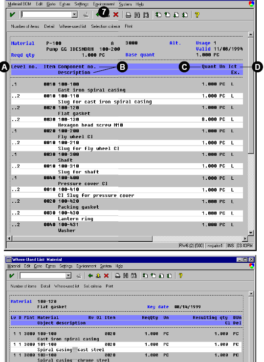 SAP ABAP Programming Report on Multi Level Bill of Materials SAP ABAP